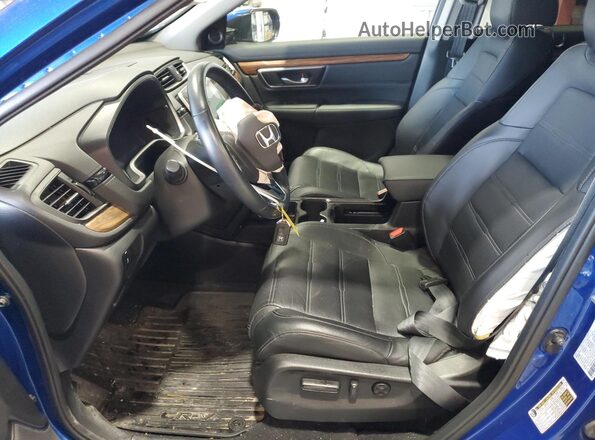 7FARW2H8XME018576 2021 HONDA CR-V Blue Widok wnętrza z przodu