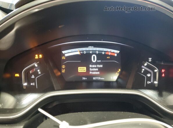 7FARW2H8XME018576 2021 HONDA CR-V Blue Widok zestawu wskaźników