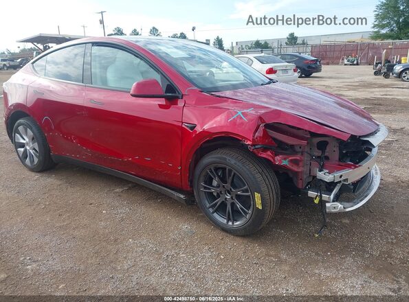 7SAYGDED0SA356020 2025 TESLA MODEL Y Red Delantero derecho
