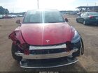 2025 Tesla Model Y Long Range Dual Motor All-wheel Drive Red vin: 7SAYGDED0SA356020