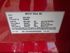 2025 Tesla Model Y Long Range Dual Motor All-wheel Drive Red vin: 7SAYGDED0SA356020