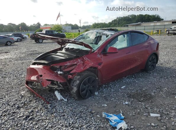 7SAYGDED2RA331985 2024 TESLA MODEL Red Передня ліва чверть