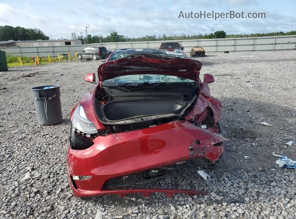 7SAYGDED2RA331985 2024 TESLA MODEL Red Вид спереду