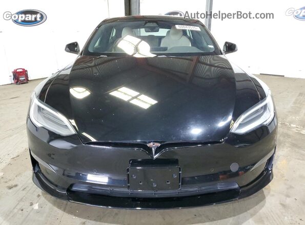 5YJSA1E68MF432125 2021 TESLA MODEL Black Vista trasera
