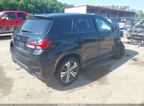 JA4AR3AU7LU008486 2020 MITSUBISHI OUTLANDER SPORT Черный Задняя правая четверть