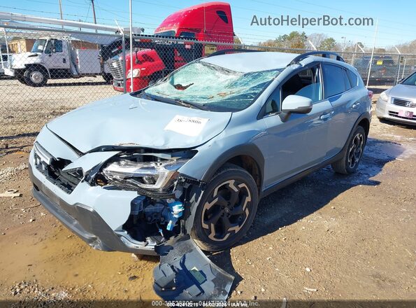 JF2GTHMC6MH202407 2021 SUBARU CROSSTREK Light Blue Передняя левая четверть