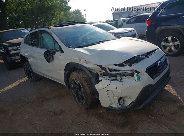 JF2GTHNC1M8285825 2021 SUBARU CROSSTREK Белый Передняя правая четверть