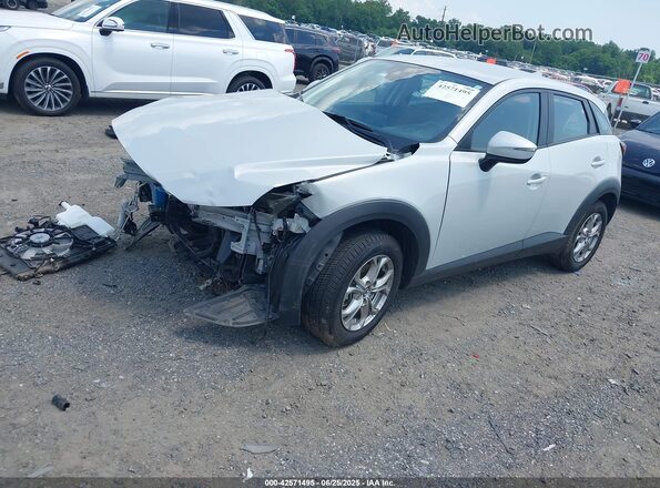 JM1DKDB75M1503455 2021 MAZDA CX-3 Серебряный Передняя левая четверть