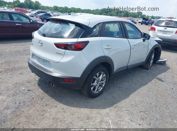 JM1DKDB75M1503455 2021 MAZDA CX-3 Серебряный Задняя правая четверть