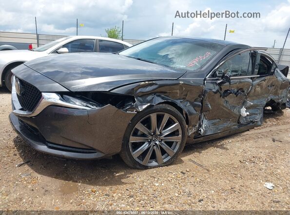 JM1GL1VM4M1617053 2021 MAZDA 6 Серый Передняя левая четверть