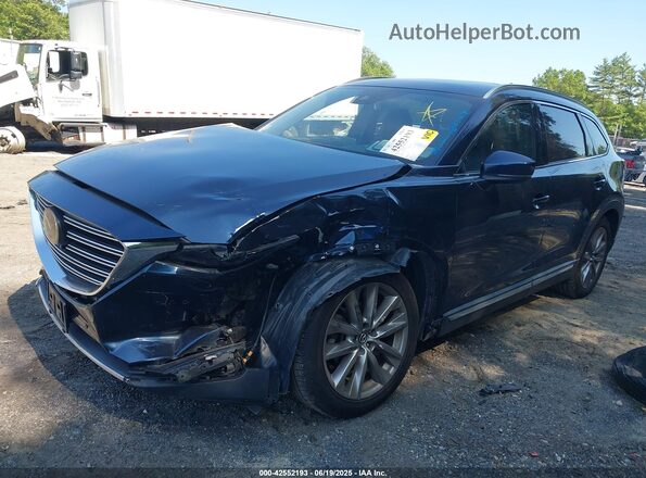 JM3TCBDY7L0409589 2020 MAZDA CX-9 Dark Blue Передняя левая четверть