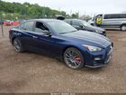 2023 Infiniti Q50 Red Sport 400 Awd Blue vin: JN1FV7DR1PM590180