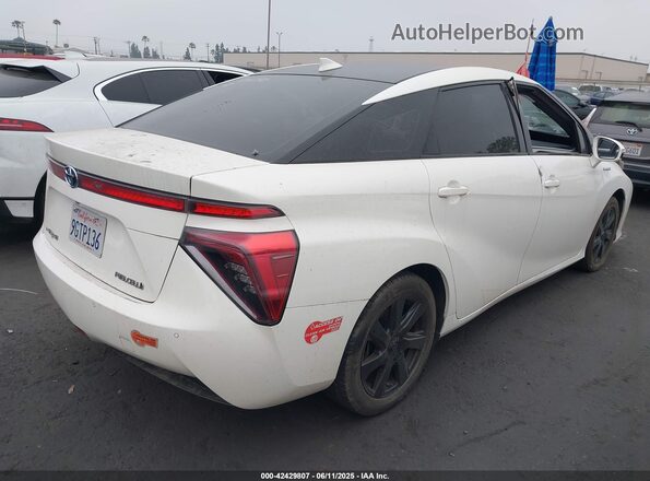 JTDBVRBD4HA002984 2017 TOYOTA MIRAI White Rear right