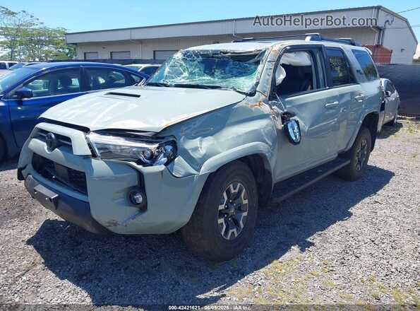 JTERU5JR8P6137471 2023 TOYOTA 4RUNNER Pewter Передняя левая четверть