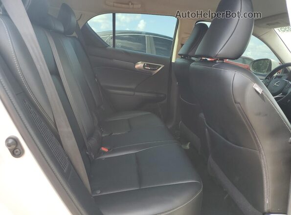 JTHKD5BH2H2299891 2017 LEXUS CT White Rear interior view