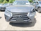 2017 Lexus Nx 200t   Серый vin: JTJBARBZ4H2130432