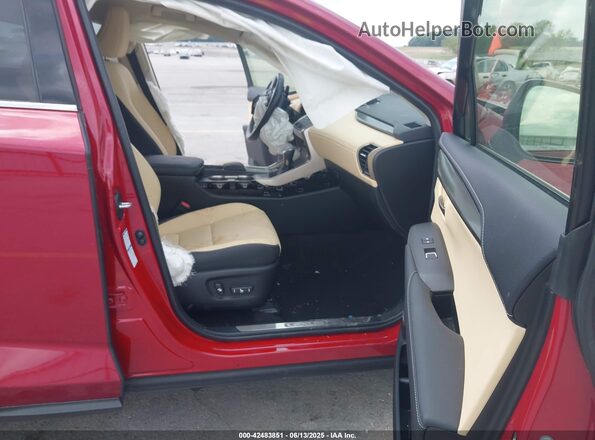 JTJDARDZXL2235863 2020 LEXUS NX 300 Red Widok wnętrza z przodu