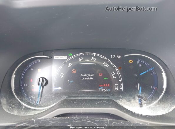 JTMEWRFV8KJ016570 2019 TOYOTA RAV4 HYBRID Silver Widok tylnych siedzeń