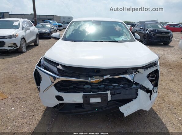 KL77LFEPXSC055777 2025 CHEVROLET TRAX White ხელსაწყოთა პანელის ხედი