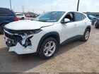 2025 Chevrolet Trax Fwd Ls White vin: KL77LFEPXSC055777