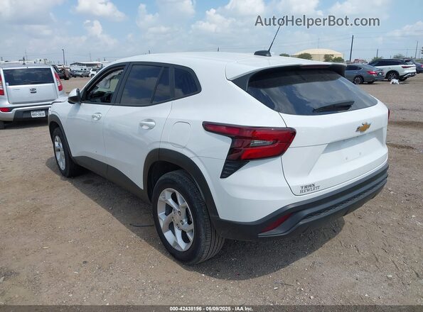 KL77LFEPXSC055777 2025 CHEVROLET TRAX White უკანა მარცხენა