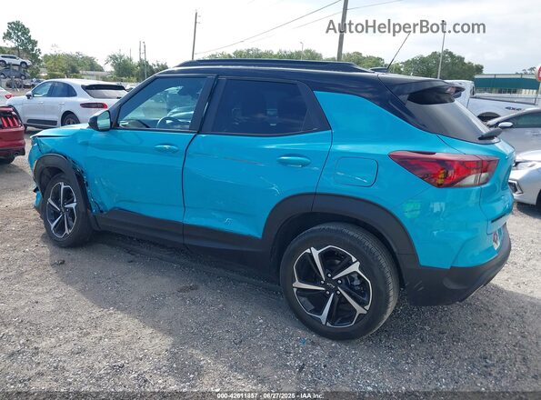 KL79MTSL6MB148598 2021 CHEVROLET TRAILBLAZER Teal Задня ліва чверть