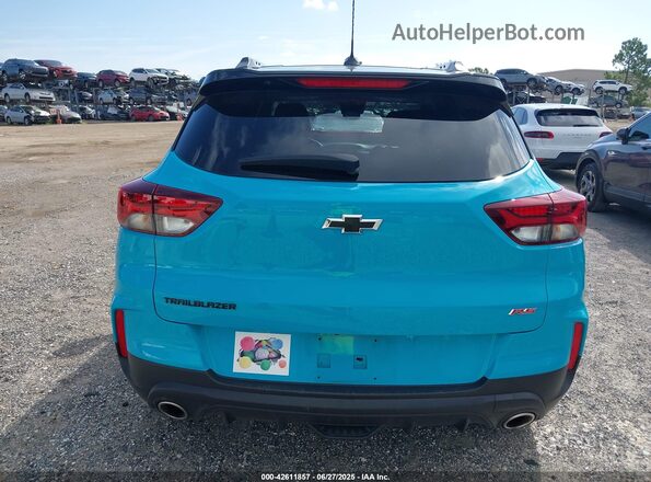KL79MTSL6MB148598 2021 CHEVROLET TRAILBLAZER Teal 
