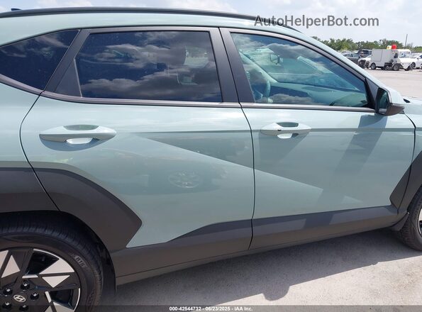 KM8HB3AB0SU262932 2025 HYUNDAI KONA Light Blue Rear interior view