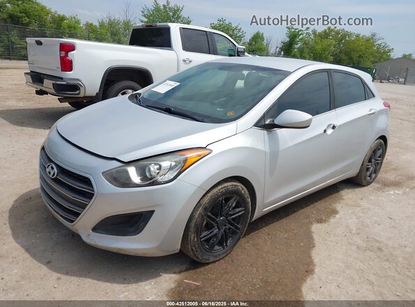 KMHD35LH8HU360690 2017 HYUNDAI ELANTRA GT Silver Front left