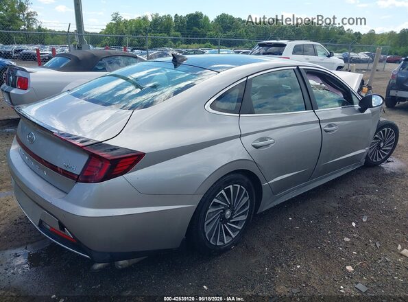 KMHL54JJ8MA033935 2021 HYUNDAI SONATA Серый Задняя правая четверть