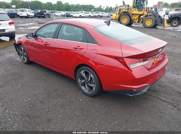 KMHLP4AG9PU506548 2023 HYUNDAI ELANTRA Red Հետևի ձախ