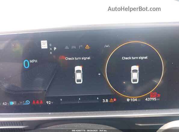 KMHM24AA0RA072152 2024 HYUNDAI IONIQ 6 Серый Вид задних сидений