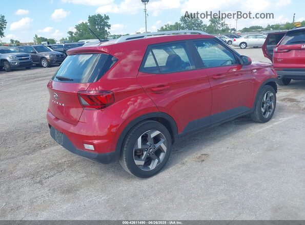 KMHRC8A32PU221135 2023 HYUNDAI VENUE Красный Задняя правая четверть