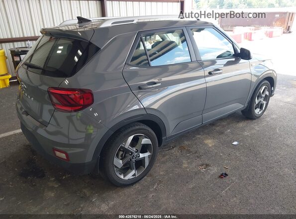 KMHRC8A36MU113998 2021 HYUNDAI VENUE Gray Задня права чверть