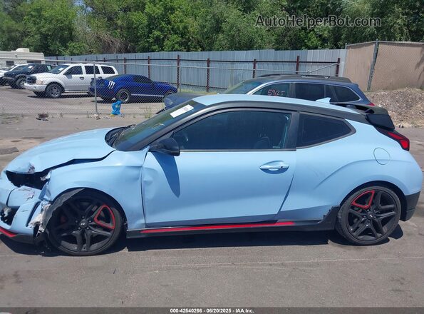 KMHT36AH1LU006829 2020 HYUNDAI VELOSTER N Light Blue Панорамный вид салона 360°