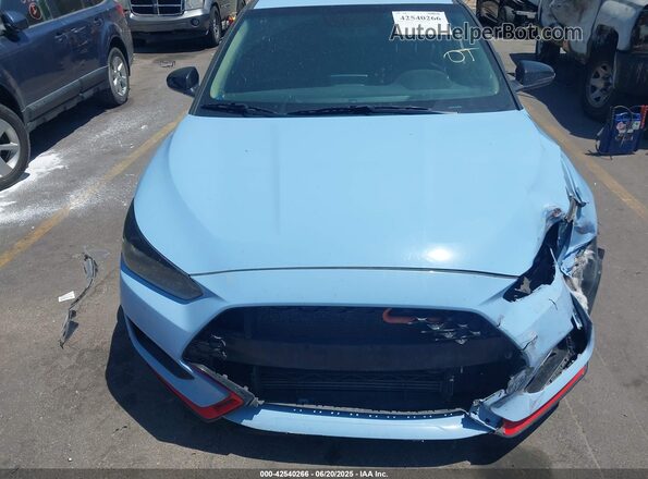 KMHT36AH1LU006829 2020 HYUNDAI VELOSTER N Light Blue Вид щитка приборов
