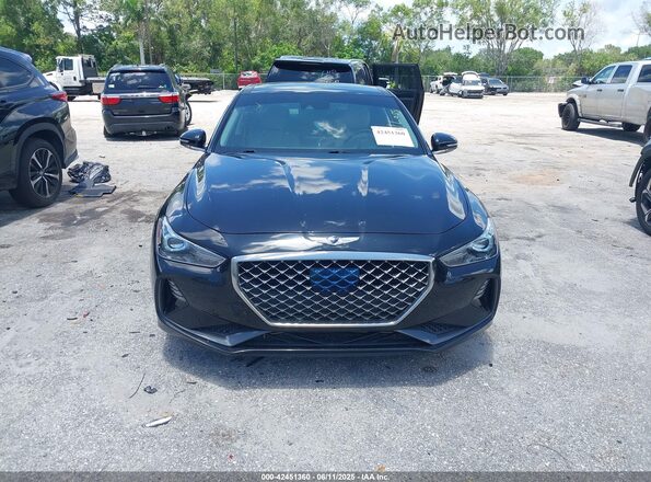 KMTG34LA9LU063789 2020 GENESIS G70 Черный Вид щитка приборов