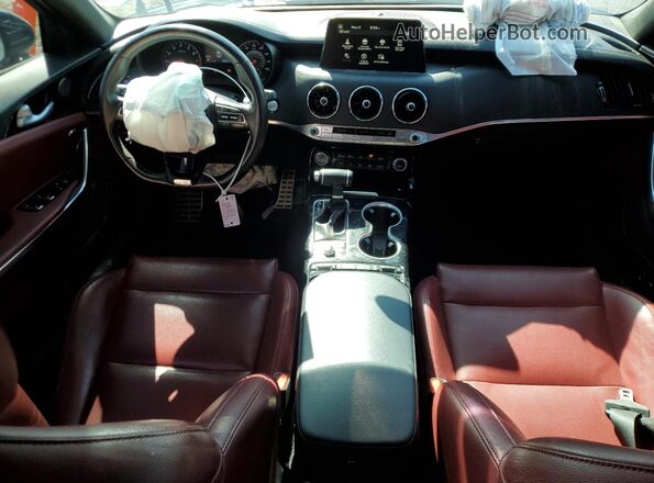 KNAE15LA3M6093214 2021 KIA STINGER Серый Вид панели приборов