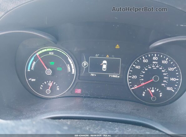 KNAGT4LEXH5012480 2017 KIA OPTIMA HYBRID Серый Вид задних сидений