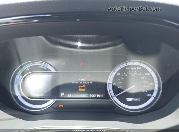 KNDCB3LCXM5469281 2021 KIA NIRO Silver Rear seats view