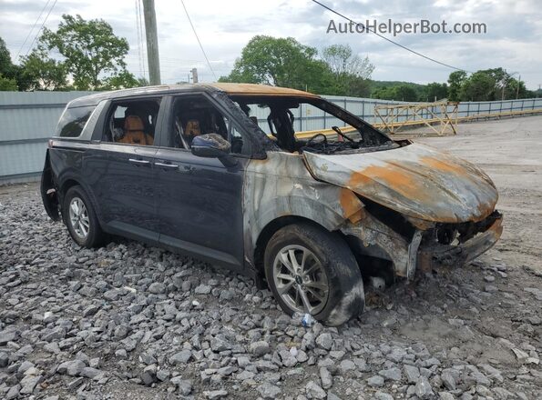 KNDNB4H38N6186039 2022 KIA CARNIVAL Синий Передняя правая четверть