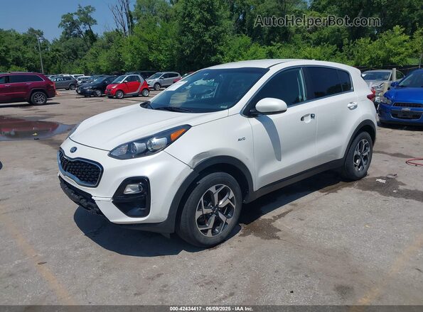 KNDPMCAC1M7932928 2021 KIA SPORTAGE White Передня ліва чверть
