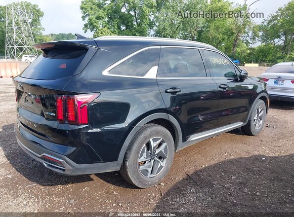 KNDRH4LG6M5034839 2021 KIA SORENTO HYBRID Черный Задняя правая четверть