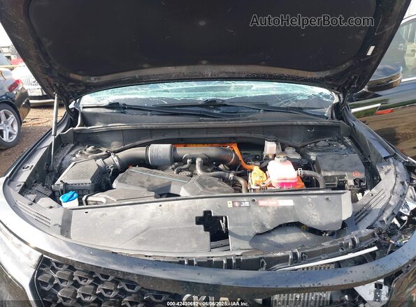 KNDRH4LG6M5034839 2021 KIA SORENTO HYBRID Черный Вид сзади