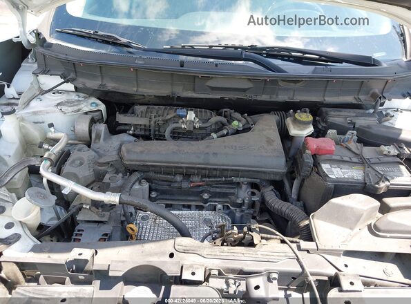 KNMAT2MT5HP564015 2017 NISSAN ROGUE White Widok z tyłu