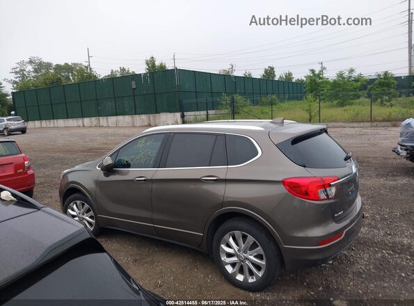 LRBFXESX8GD170475 2016 BUICK ENVISION Brown Вид задньої частини салону