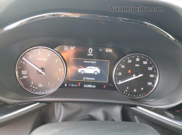 LRBFZPR41PD081235 2023 BUICK ENVISION Red Вид щитка приладів