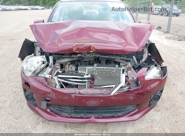 ML32F3FJ1KHF06424 2019 MITSUBISHI MIRAGE G4 Red Դիմացի տեսք
