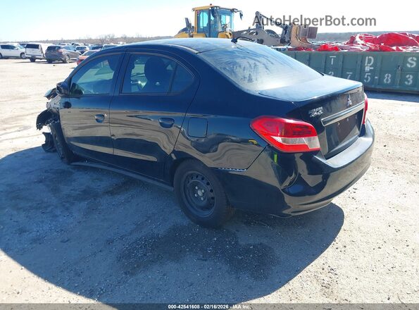 ML32F3FJXLHF08626 2020 MITSUBISHI MIRAGE Черный Задняя левая четверть