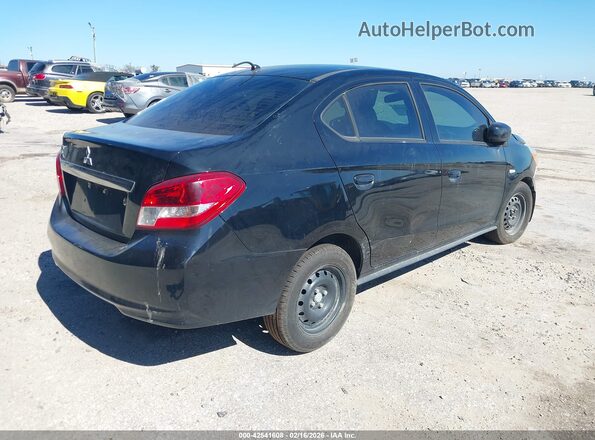 ML32F3FJXLHF08626 2020 MITSUBISHI MIRAGE Черный Задняя правая четверть